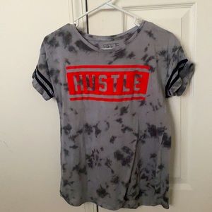 Rue 21 grey hustle tshirt